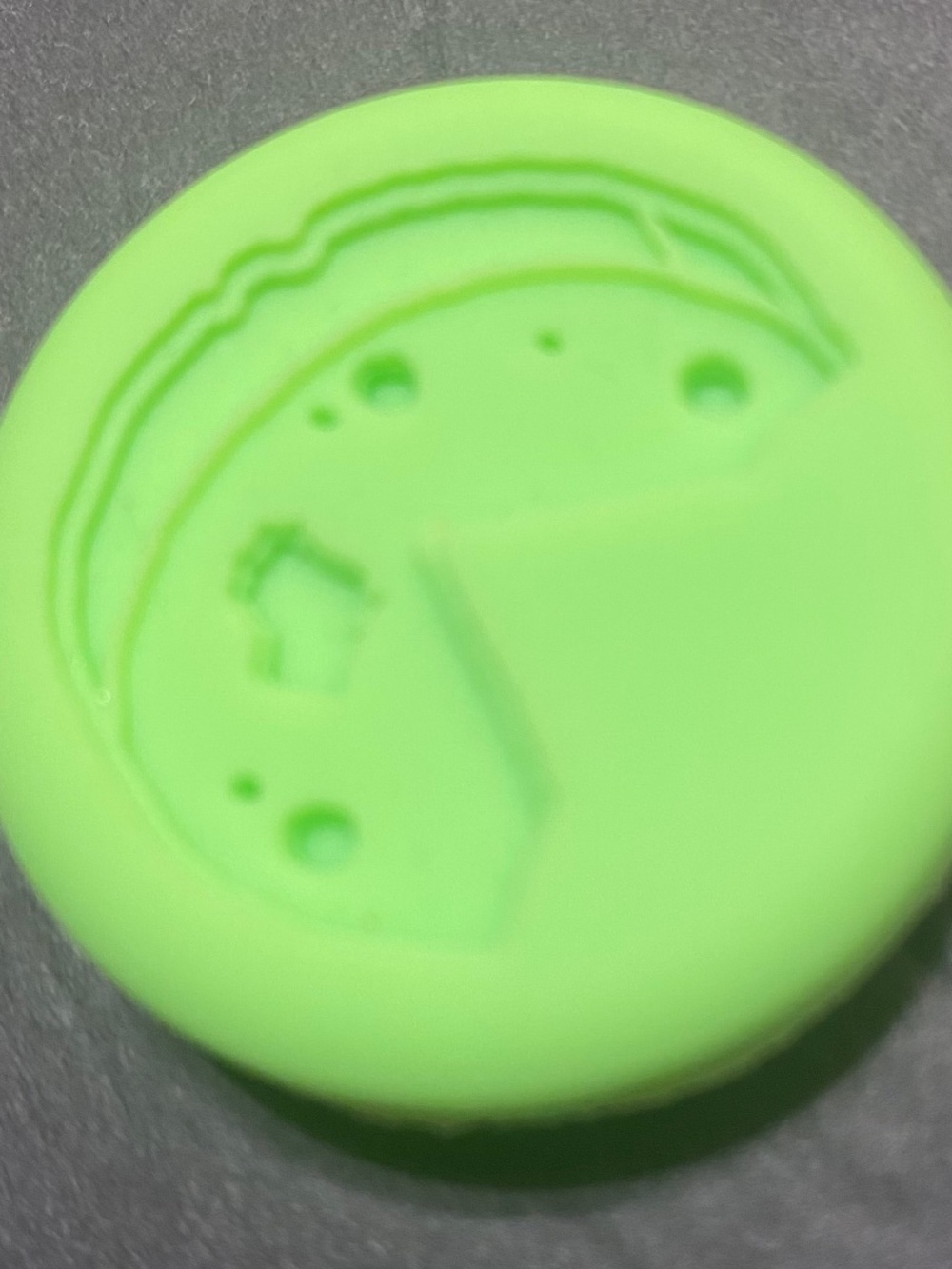 Silicone fidget used as an anxiety – relief tool for children and adults with ce